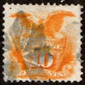 U.S. Scott #116 Eagle Stamp - Used Single