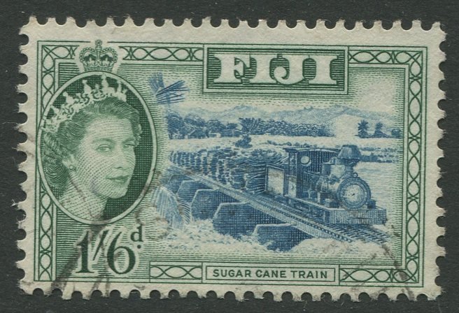 STAMP STATION PERTH Fiji #157 QEII Definitive Issue Used 1954 CV$1.20