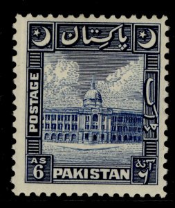 PAKISTAN GVI SG48, 6a blue, M MINT. Cat £24.