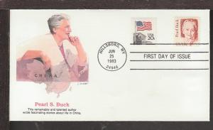 US 1848 Pearl Buck 1983 Fleetwood U/A FDC O663