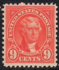 U.S. Scott #641 9-Cent Jefferson Stamp - Mint Single