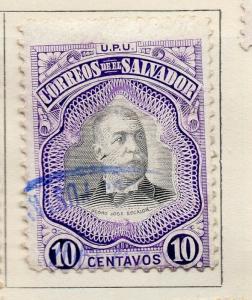 Salvador 1908 Early Issue Fine Used 10c. 298235