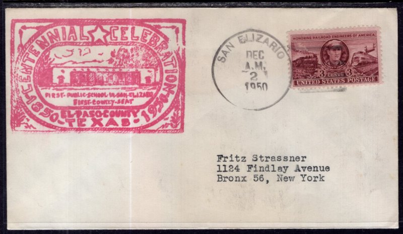 US Centennial Celebration El Paso County,TX 1950 Cover