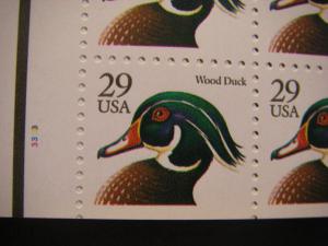 BK174, Scott 2484a, 29c Wood Duck, #3333, Complete Beauty