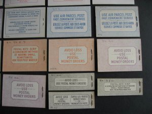 Canada 31 different (Ut varieties) 70s and back complete booklets check them out