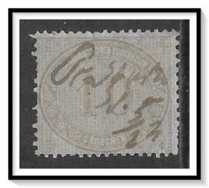 North German Confederation #25 Numeral Used