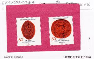 Germany 1252-1253 MNH