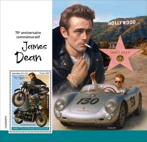 2026 01 - CENTRAL AFRICA - JAMES DEAN  70TH   I      1V  complet set    MNH **