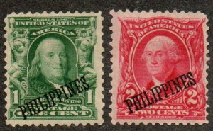 Philippines 226-7 Mint hinged