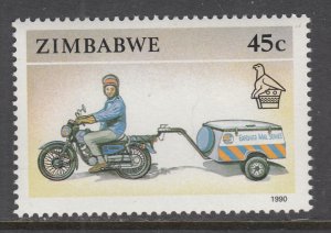 Zimbabwe 629 Motorcycle MNH VF