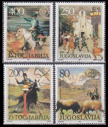 1987 Yugoslavia 2251-2254 Horses 3,00 €