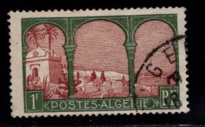 ALGERIA Scott 58 Used  1 Franc  stamp