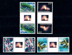 [CA012A] Caribbean Netherlands 2011 Corals Gutterpairs MNH