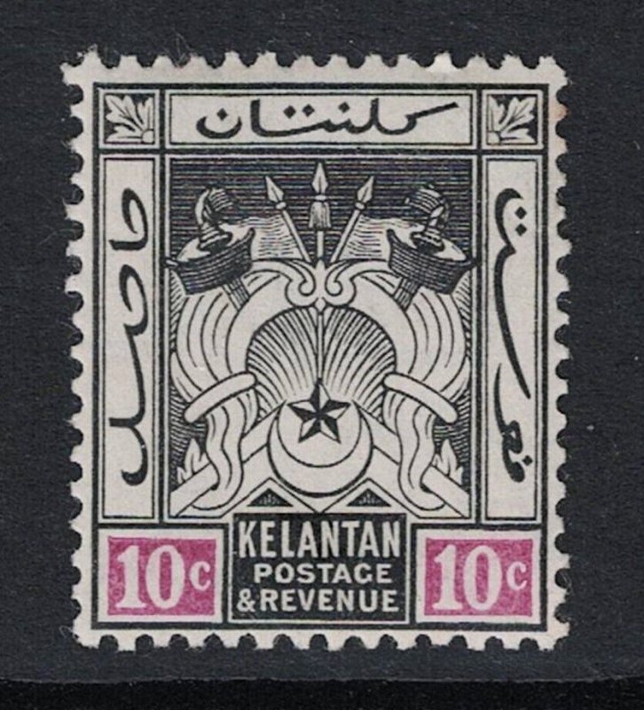 Malaya Kelantan SG# 6 Mint Light Hinged / Tiny Gum Tone - S20392