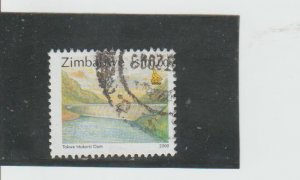 Zimbabwe  Scott#  853  Used  (2000 Tokwe-Mukorsi Dam)