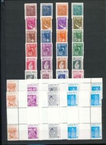 COSTA RICA 1862/1982 M&U Collection Incl.Officials(1000+)ALB418