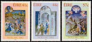 ✔️ IRELAND 2002 - CHRISTMAS NOLLAIG - MI. 1472/1474 ** MNH FACE VALUE