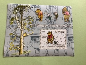 Winnie the Pooh & Piglet in the Snow mint never hinged stamp sheet R49591