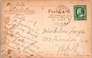 1911 RPO Postcard -  St Vincent & STP - F59734