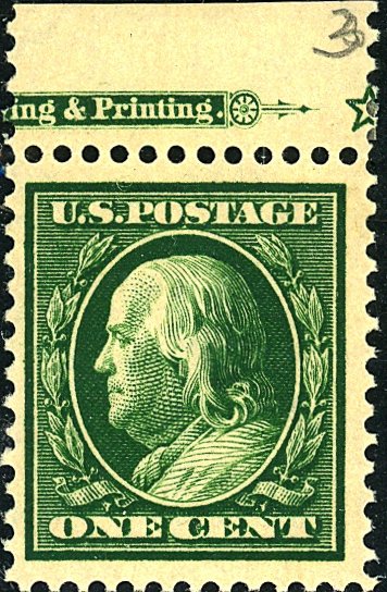 U.S. # 374 MINT OG LH