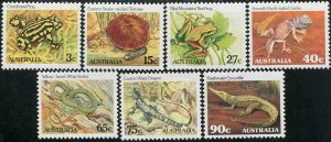 Australia 1982 SG782 Wildlife set of 7 MNH