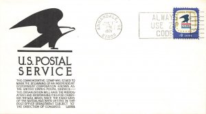 1396 USPS 7-1-71 VA, Annadale - Anderson cachet