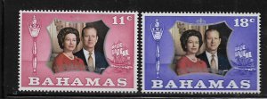 BAHAMAS 344-345 MNH  COMMON DESIGN TYPES 1972