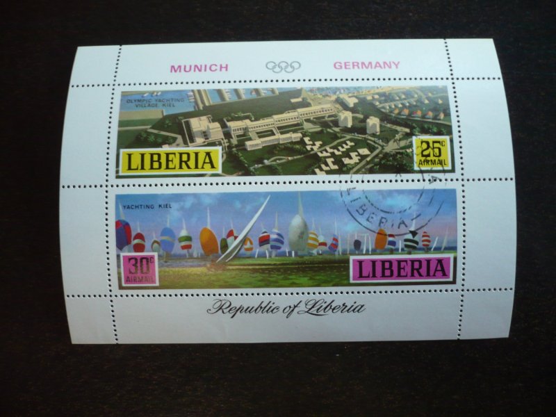 Stamps - Liberia - Scott# C187 - CTO Souvenir Sheet