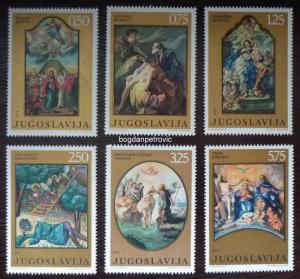 1970 YUGOSLAVIA-COMPLETE SET (MNH)! art painting paint angel religion child I16