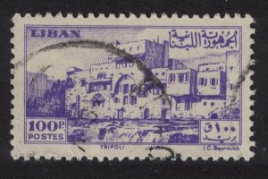 Lebanon Crusader Castle Tripoli 100p 1947 Canc SC#209 SG#348 MI#360