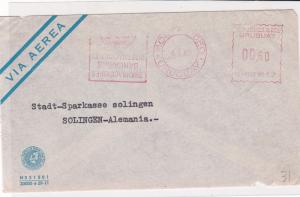 Uruguay 1960 Banco Holandes Unido Slogan Cancel Airmail Stamps Cover R 17637