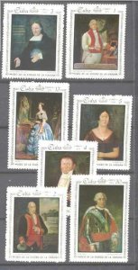 Cuba 1699-1705 MNH Painting/Personalities SCV5.90