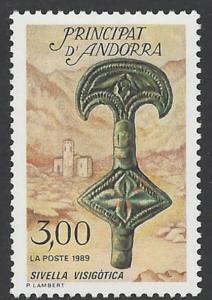 Andorra French 1989 Cincture VF MNH (375)