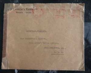 1943 Reykjavik Iceland Censores Cover To The Commercial Museum Philadelphia USA