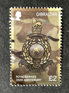 Gibraltar: 2014, 350th Anniversary of the Royal Marines,  MNH