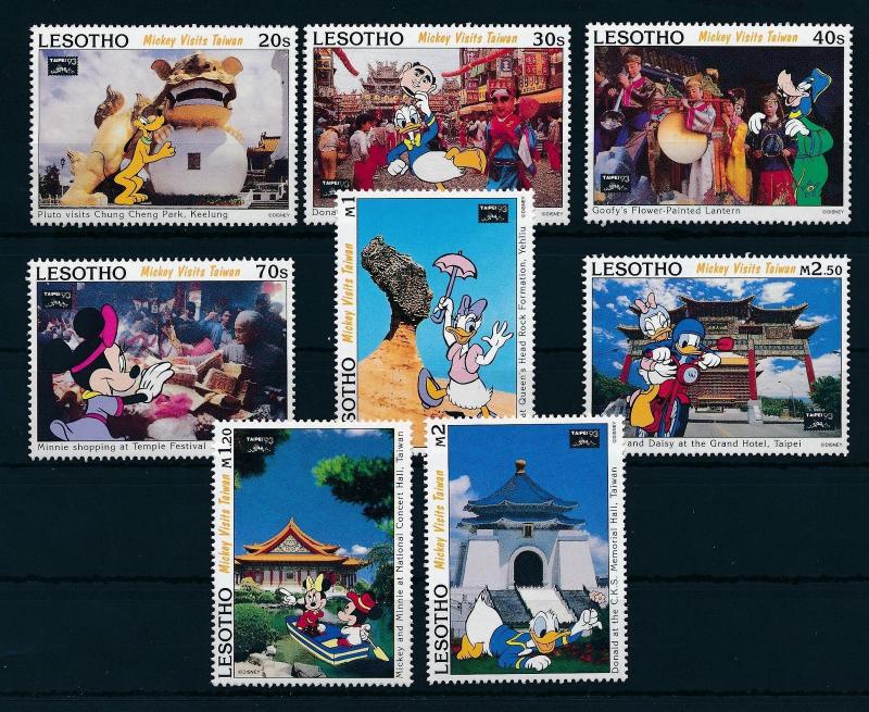 [22319] Lesotho 1993 Disney Characters in Taiwan MNH