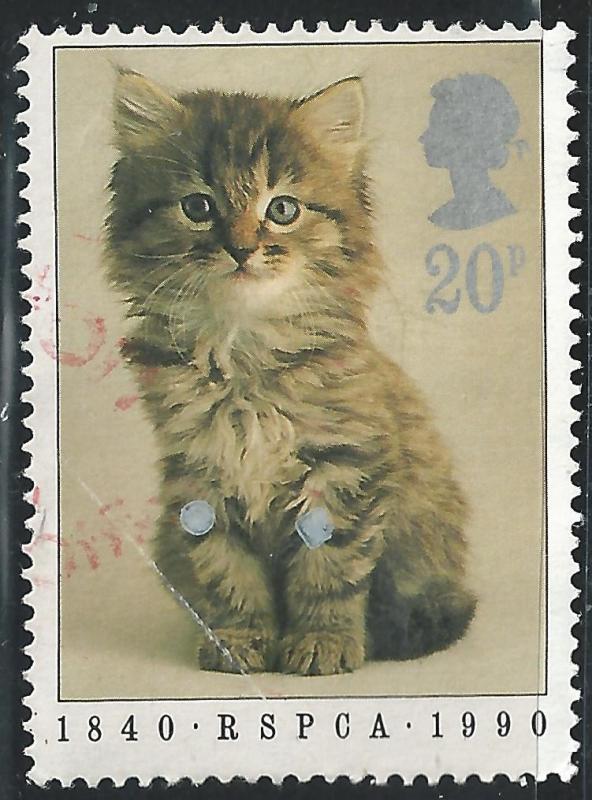 Great Britain #1300 20p Kitten