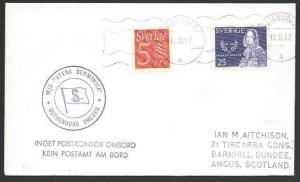 SWEDEN 1967 MS Stena Germanica ship cover..................................58400