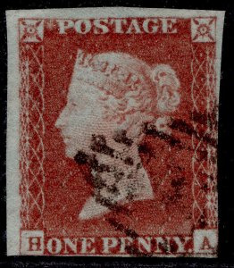 GB QV SG8, 1d red-brown PLATE 67, USED. Cat £38. IRELAND HA