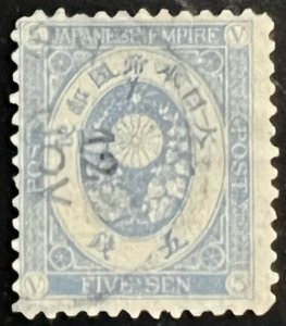 Japan Scott# 74 F/VF Used Cat $0.60