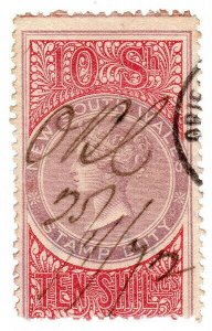 (I.B) Australia - NSW Revenue : Stamp Duty 10/-