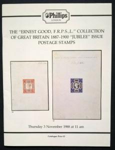 Auction Catalog ERNEST GOOD Great Britain 1887-1900 JUBILEE ISSUE Queen Victoria