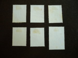 Stamps - Brunei - Scott# 504-507,511,513 - Used Part Set of 6 Stamps