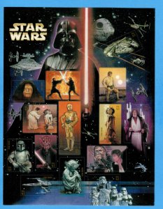 4143 Star Wars  Full MINT Stamp Sheet MNH