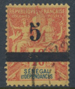 Senegal  SC# 53   Used   surcharged  see details & scans