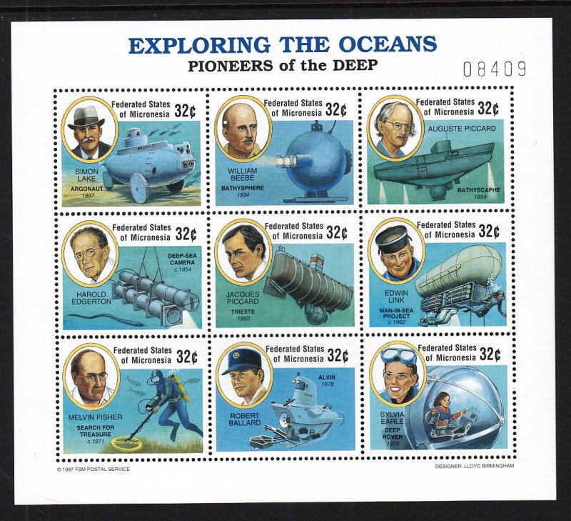 Micronesia 269 Souvenir Sheet MNH VF