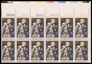 PCBstamps   US #1842 PB $1.80(12x15c)Christmas-Madonna, MNH, (2)