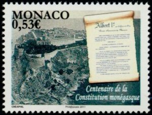 Monaco 2011 MNH Stamps Scott 2611 Constitution