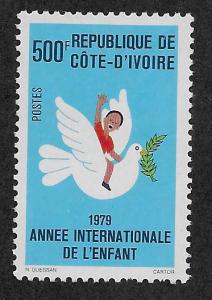 IVORY COAST SC#  502  FVF/MNH 1979