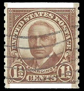 # 686 Used Brown Warren G. Harding XF+